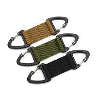 1PCS Outdoor Camping Hiking Molle Webbing Buckle Clip Hanging Keychain Climbing Survival