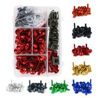 Fairing bolts Kit Screws Clips Aluminum Fit For Honda CB125R CB50R CB250F Hornet 250 CB300R CB400 CB500F CB650F CB900F CBF 1000