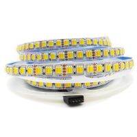 เทปโคมไฟ LED ยืดหยุ่นสูง5ม. 2 In 1แถบไฟ LED 12V SMD 5050 60LEDs/M 120 Les/m CT ยาว5ม. สองสีขาว + ขาวอบอุ่น,ขาว