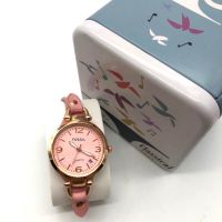 Fosil women watch with date Free tin ready stock