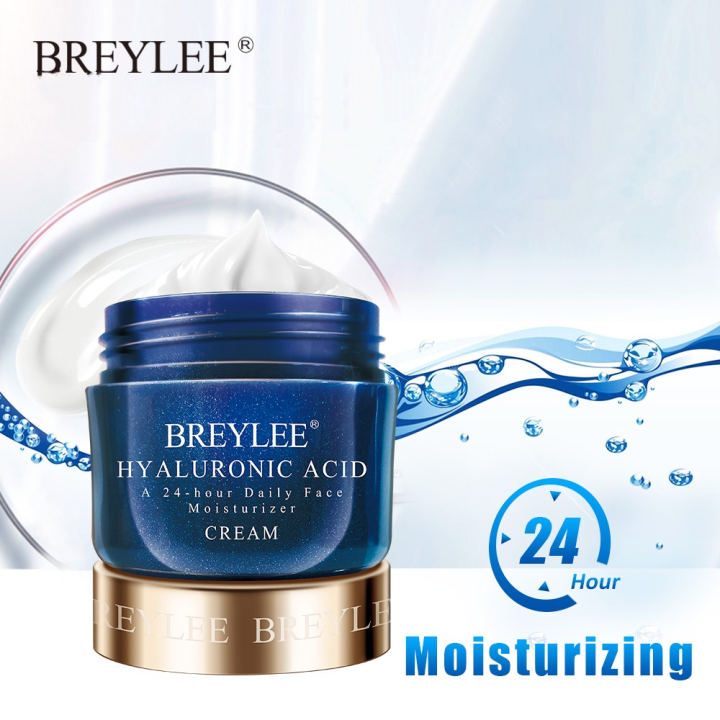 BREYLEE Hyaluronic Acid Moisturizer Face Cream Whitening A 24hour Acne