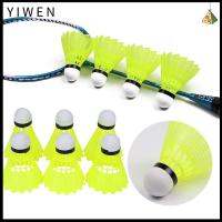 YIWEN 3/6/12Pcs กลางแจ้ง ทนทาน กีฬา ลูกแบดมินตัน พลาสติก ไนลอน ลูกฝึกซ้อม