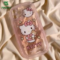 การ์ตูนน่ารัก Hello Kitty Dog ลูกอมใสสบู่สี HP เคสโทรศัพท์กันกระแทกฝาหลังนุ่มคู่สำหรับ7i Realme 10 C11 C12 C15 C17 C20 C21Y C25Y C30 C31 C33 C35 C55 C53 C51 Narzo 20 Narzo 30A Narzo 50A Narzo 50i สำคัญ