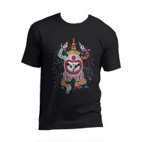 Oingo Boingo Kaos เป็นรูปสี่เหลี่ยมผืนผ้า Wanita Atasan Lengan Pendek T31