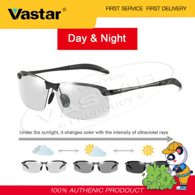 Vastarแว่นตาดีไซน์สำหรับหญิงและชาย,แว่นตากันแดดโพลาไรซ์เปลี่ยนสีได้แบบคลาสสิคแว่นตาสำหรับขับรถกลางคืนและกลางวันUV400