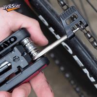 WBStar ชุดเครื่องมือซ่อมแซมจักรยานพับได้เครื่องมือซ่อมแซมจักรยานสำหรับจักรยานเสือหมอบจักรยานเสือภูเขา