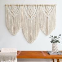 [Migu home furnishing] พรมไม้งานแต่งงาน Macrame แขวนผ้าม่านแขวนผนัง Macrame ขนาดใหญ่-Aliexpress