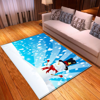Christmas Carpets for Living Room Bedroom Bedside Decor Rug Childrens Mat On The Floor Mats In The Hallway Home Large Carpets