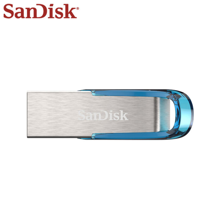 usb-3-0-sandisk-cz73-usb-แฟลชไดรฟ์ความเร็วสูง128gb-64gb-32gb-มินิแฟลชไดรฟ์หน่วยความจำสีฟ้า-usb-stick-pendrirvv