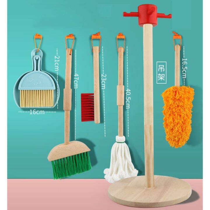 1set-toddler-toy-gift-for-kids-broom-amp-cleaning-set-toy-with-broom-mop-duster-cleaner-interactive-play-house-playsets