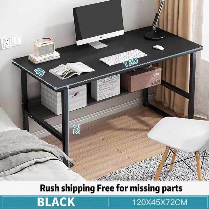 mesa desk Talahanayan ng fashion hapag kainan COD 2Layer PC Desk Home ...