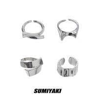 High-end SUMIYAKI original plate mirror ring combination niche design