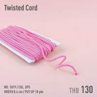 MOMOTARA No.1019 เชือก เชือก Cord เชือกเกลียว Twisted Cord ขนาด 0.4 CM ยาว 18 หลา ชุดที่ 1