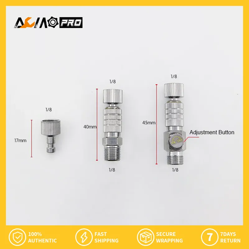 Airbrush Quick Release Coupling Disconnect Adapter 1/8 Plug