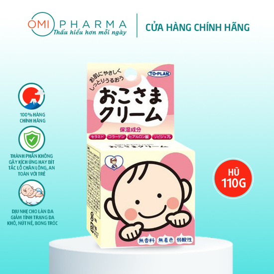Kem dưỡng ẩm chống nứt nẻ da cho bé to-plan okosama cream 30g - ảnh sản phẩm 1