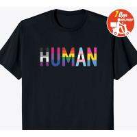 เสื้อยืด พิมพ์ลายธงมนุษย์ Lgbt Gay Pride Month Transgender พลัสไซซ์ สําหรับผู้ชาย