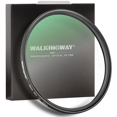ดั้งเดิม! Walkingway ตัวกรองหมอกสีดำ Pro 1/2 1/4,1/4เลนส์กล้องถ่ายรูปกรอง16ชั้นเคลือบนาโนบุคคล58 67 72 77 82 86 95มม.