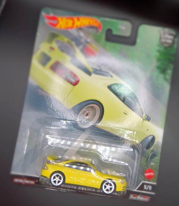 hot-wheels-95-toyota-celica-gt-four-สีเขียวเหลือบเหลือง