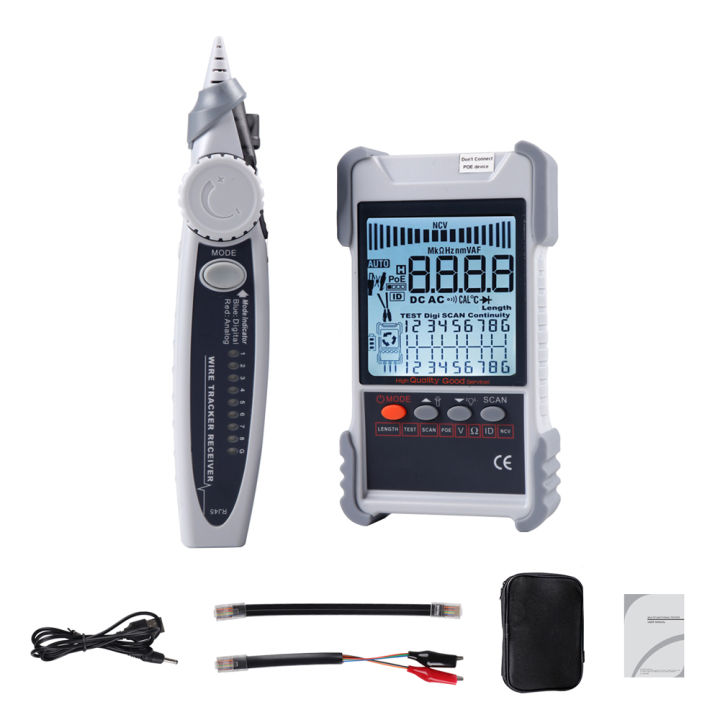 et618-handheld-portable-network-cable-tester-with-lcd-display-analogs-digital-search-poe-test-cable-pairing-sensitivity-adjustable-network-cable-length-short-open-circuit-measure-tracker-multifunction