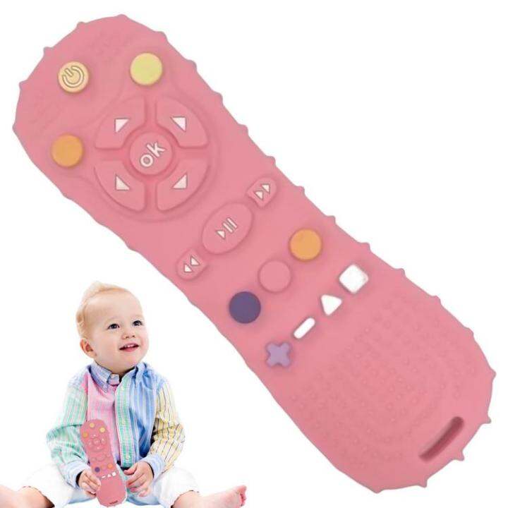 teething-remote-safe-remote-control-shaped-hand-teething-toys-easy-to-clean-hand-teethers-chew-toys-silicone-teething-toys-for-kids-opportune