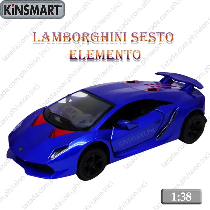 Kinsmart 1:38 Lamborghini Sesto Elemento Diecast Collectible Model Car  (13885) Raion Toy for Kids | Lazada PH