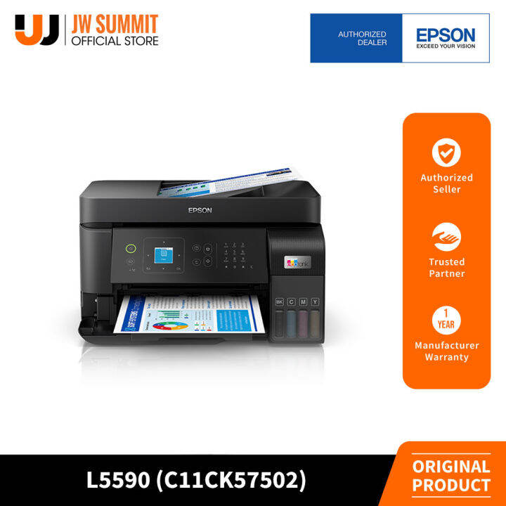 Epson EcoTank L5590 AllInOne Compact and Durable Design HeatFree Ink