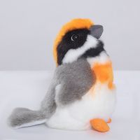 New Lifelike Bird Plush Toys Kawaii Colorful Sparrow Dolls Cute Small Bird Stuffed Room Decoration For Kids Baby Birthday Gifts