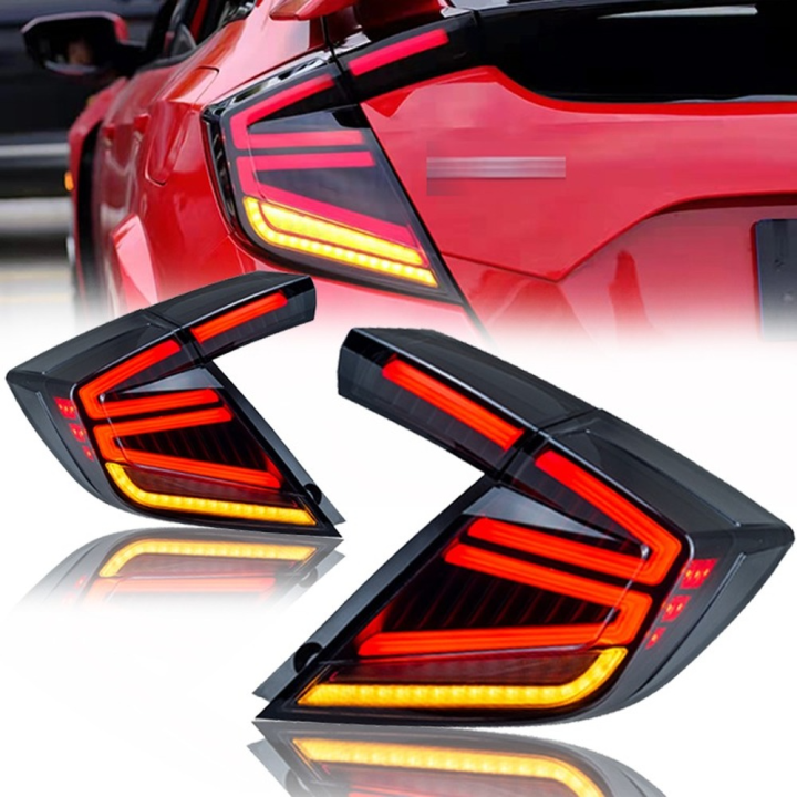 Tail Lights For Honda Civic Type R Hatchback FK7 FK8 2016-2020 Full Led ...