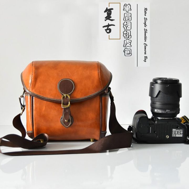 กระเป๋าเคสใส่กล้องย้อนยุคใหม่สำหรับ-pentax-kodak-samsung-oympus-fujifilm-nikon-sony-canon-กระเป๋าสะพายไหล่กันกระแทก