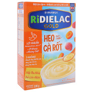 BỘT ĂN DẶM RIDIELAC GOLD HEO CÀ RỐT - HỘP GIẤY 200G