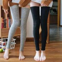 【CW】 wool Warm Leg Warmers Knitting Knee Socks Boot Cuffs Fashion Gaiters legwarmers