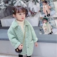 [COD] coat lamb velvet single-breasted 21 winter new foreign trade childrens on behalf of 3-8 years old