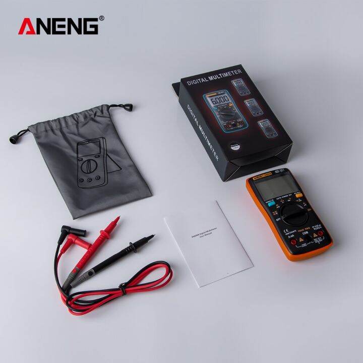 ANENG AN8008 Digital Multimeter 9999 counts True-RMS Square Wave ...