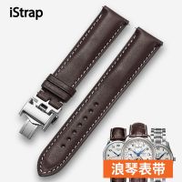 iStrap เหมาะสำหรับสายนาฬิกา Longines สายหนังของช่างฝีมือที่มีชื่อเสียงซึ่งเป็นต้นฉบับของผู้ชายข้างขึ้นข้างแรม 4 เข็มสำหรับผู้เบิกทางสายนาฬิกา Concas