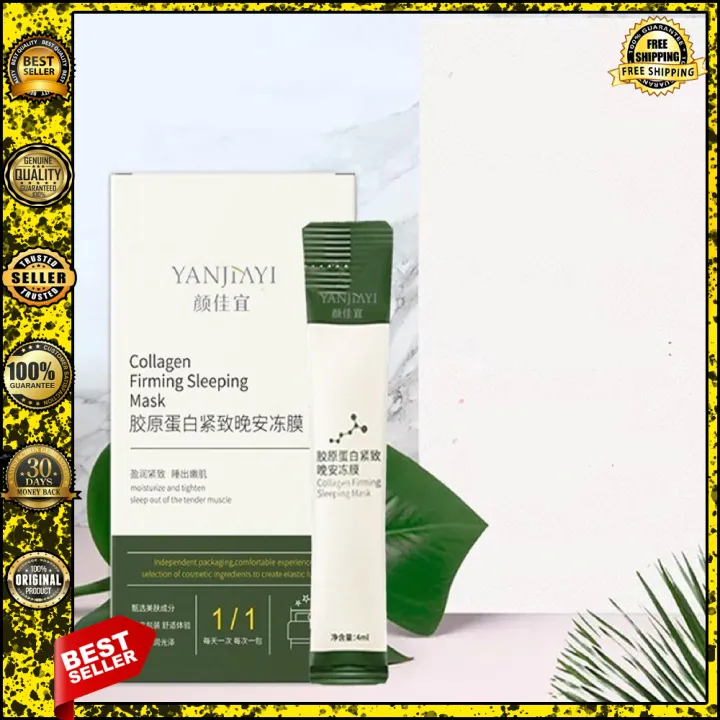NEW 20PCS/BOX YANJIAYI COLLAGEN SLEEPING MASK HYDRATING AND