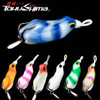 1ชิ้น6.5เซนติเมตร/15กรัมกบนุ่ม Topwater เบสตกปลากบล่อ7สีลอยงูพลาสติกอ่อน Toad ล่อน้ำเค็ม