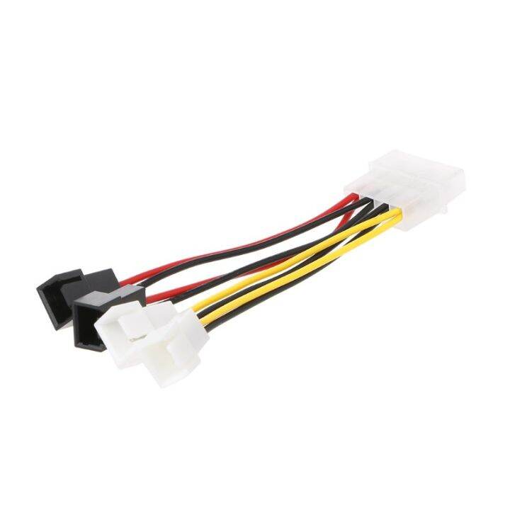 ide-molex-to-4x-3-pin-tx3-case-cooling-fan-power-adapter-converter-cable