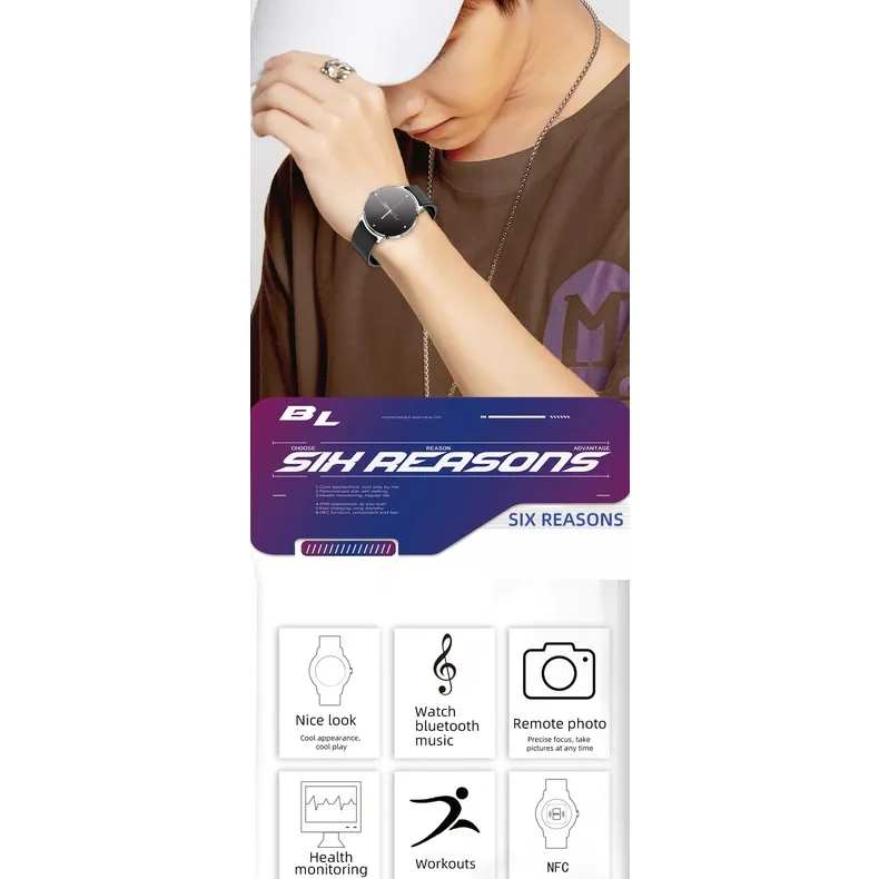 2022 nfc smart watch Clearance