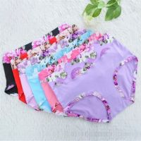 5Pcs Print Panties Womens Underwear Cute Cotton Panties Plus Size Briefs Girl Ladies Lingeries Panty Sexy Underpants For Women