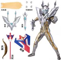 Golden Siro Ultraman ของเล่นซูเปอร์เคลื่อนย้ายได้ของเล่นทำมือข้อต่อเคลื่อนย้าย Triga Belia Gold Tiga
