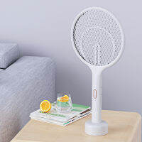 USAMS rechargeable lamp battery stick electric mosquito killer racket with stand and wall