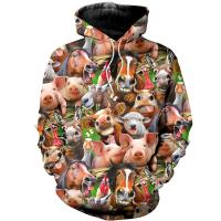 New Elephant Zebra Sloth Hoodies Men Women 3D Print Funny Animals Illustration Hoodie Boy Girl Kids Kawaii Anime Cartoon Clothes