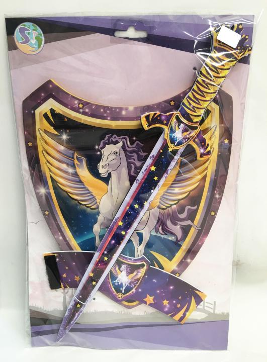 ดาบ-โล่-ริสแบนด์-sword-shield-wristband-pegasus-ผลิตจากวัสดุ-eva-foam