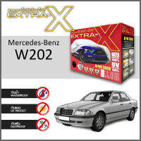 ผ้าคลุมรถ ส่งฟรี Mercedes-Benz W202 ตรงรุ่น กล่อง EXTRA-X ผ้า HI-PVC อย่างดีหนาพิเศษ ป้องกันแดด ป้องกันฝน ป้องกันฝุ่น