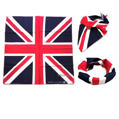 ผ้าลายธงอังกฤษ (Bandana UK Flag Union Jack England Scarf)