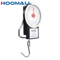 Portable Fishing Hook Scale Luggage Hanging Hook Multi-Purpose Scale With Tape Measure Fish Weighing Hook Scale Max Weight 22kg Luggage Scales