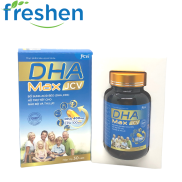DHA Max JCV - Bổ Não, Bổ Mắt, Omega 3, DHA, Vitamin E Lọ 30 Viên