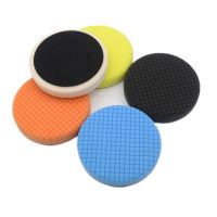 5/6 Inch Waxing Sponge Polish Disc Polishing Machine Sponge Wheel Self adhesive Automotive Cleaning Utensils Car Scratch Remover