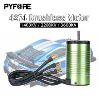 PYFORE 4274 Brushless Motors 1400KV 2200KV 3600KV สำหรับ17 18 RC รุ่นรถ Buggy Racing Turck การปรับเปลี่ยนอุปกรณ์เสริม