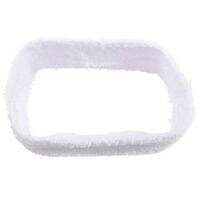 Sports Protective Sweatband Tennis Athlete Elastic Head Band White